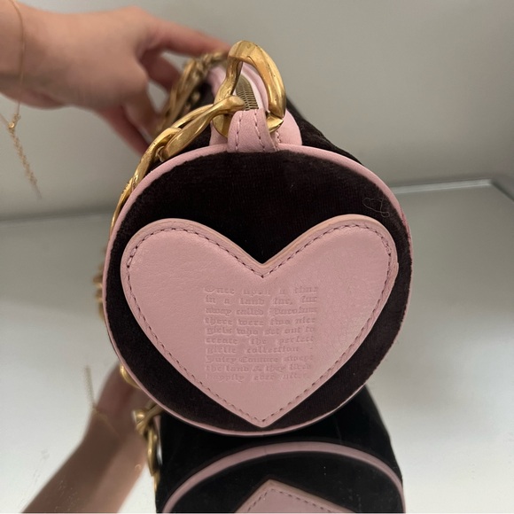 Juicy Couture RARE Vintage Barrel Bag Brown & Pink - Picture 3 of 5